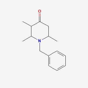 molecular formula C15H21NO B12095082 1-Benzyl-2,3,6-trimethylpiperidin-4-one 