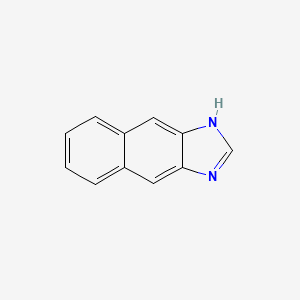 molecular formula C11H8N2 B1209511 1h-Naphth[2,3-d]imidazole CAS No. 269-07-8