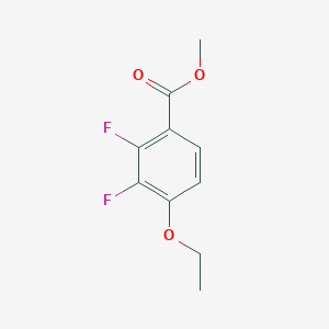 molecular formula C10H10F2O3 B12095125 Methyl 4-ethoxy-2,3-difluorobenzoate 