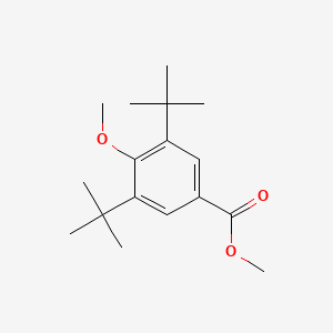 molecular formula C17H26O3 B12095190 Benzoic acid, 3,5-bis(1,1-dimethylethyl)-4-methoxy-, methyl ester CAS No. 115126-97-1