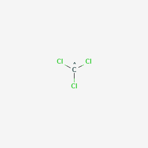 molecular formula CHCl3 B1209520 Trichloromethyl radical CAS No. 3170-80-7