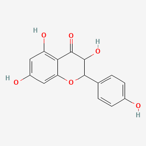 molecular formula C15H12O6 B1209521 二氢槲皮素 CAS No. 724434-08-6
