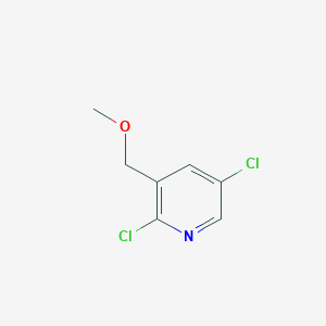 molecular formula C7H7Cl2NO B12095213 2,5-Dichloro-3-(methoxymethyl)pyridine 