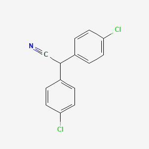 molecular formula C14H9Cl2N B1209525 2,2-bis(4-chlorophenyl)acetonitrile CAS No. 20968-04-1