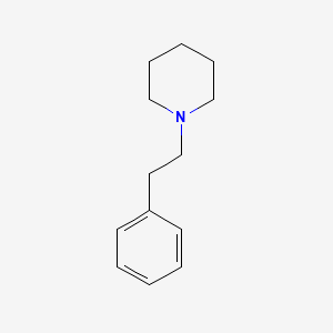 molecular formula C13H19N B1209527 1-Phenethylpiperidine CAS No. 332-14-9
