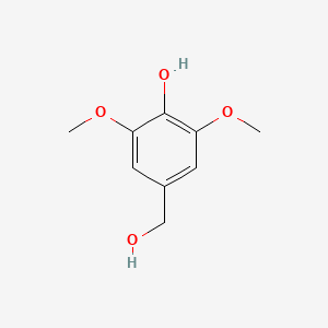 molecular formula C9H12O4 B1209530 4-Hydroxy-3,5-dimethoxybenzyl alcohol CAS No. 530-56-3