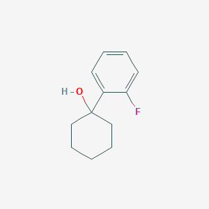 molecular formula C12H15FO B12095329 1-(2-Fluorophenyl)cyclohexan-1-ol 