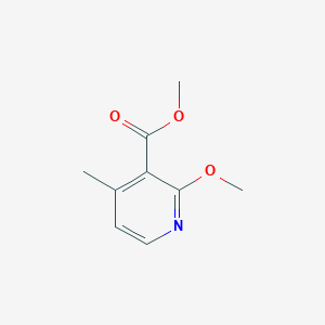 molecular formula C9H11NO3 B12095372 Methyl 2-methoxy-4-methylnicotinate 