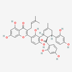 molecular formula C40H36O11 B12095384 Kuwanon K CAS No. 88524-66-7