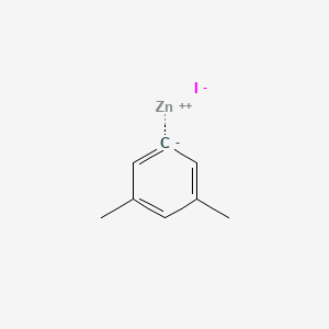 molecular formula C8H9IZn B12095409 zinc;1,3-dimethylbenzene-5-ide;iodide 