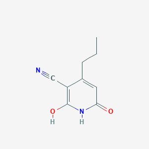 molecular formula C9H10N2O2 B12095411 2,6-Dihydroxy-4-propylnicotinonitrile 