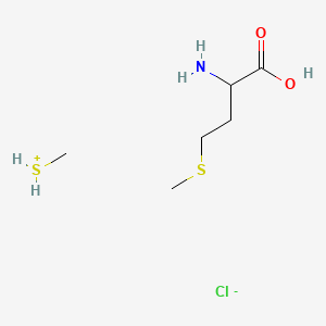 molecular formula C6H16ClNO2S2 B12095443 2-Amino-4-methylsulfanylbutanoic acid;methylsulfanium;chloride 