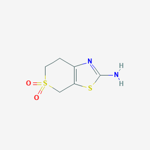 molecular formula C6H8N2O2S2 B12095446 2-Amino-4H,6H,7H-5lambda6-thiopyrano[4,3-d][1,3]thiazole-5,5-dione 