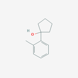 molecular formula C12H16O B12095515 1-(2-Methylphenyl)cyclopentan-1-ol 