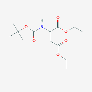 molecular formula C13H23NO6 B12095560 Diethyl N-(tert-butoxycarbonyl)aspartate CAS No. 428440-11-3