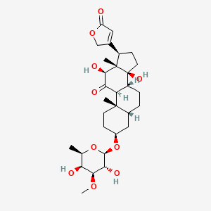 molecular formula C30H44O10 B1209558 Musaroside 