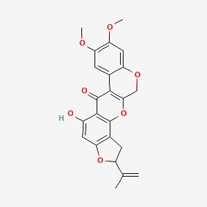 molecular formula C23H20O7 B12095624 6a,12-Didehydrosumatrol 