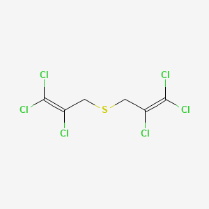 molecular formula C6H4Cl6S B12095659 Bis(2,3,3-trichloroallyl)sulfide 