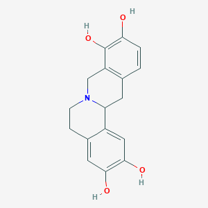 molecular formula C17H17NO4 B1209567 2,3,9,10-Tetrahydroxyberbine 