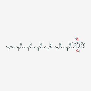 molecular formula C46H66O2 B1209570 Menaquinol-7 