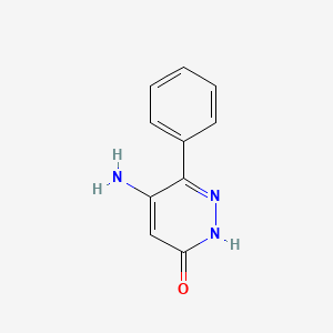 Pyridazin-3(2H)-one, 5-amino-6-phenyl-