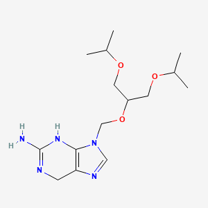 2-Amino-9-[1,3-bis(isopropoxy)-2-propoxymethyl]purine