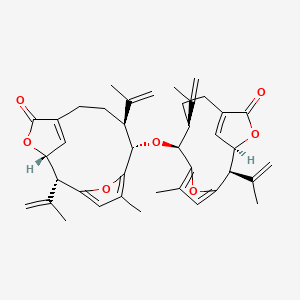 molecular formula C40H46O7 B1209579 Biskallolide A 