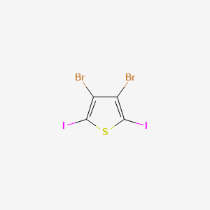 molecular formula C4Br2I2S B12095848 3,4-Dibromo-2,5-diiodothiophene CAS No. 67027-89-8