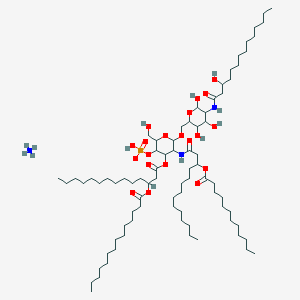 molecular formula C80H154N3O20P B12095863 Monophosphoryl 3-deacyl lipid A ammonium salt 