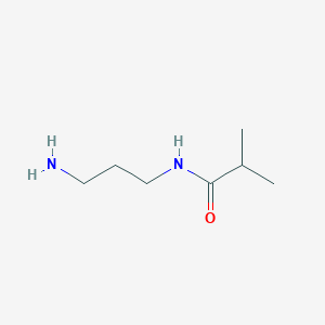 molecular formula C7H16N2O B12095869 N-(3-aminopropyl)-2-methylpropanamide 