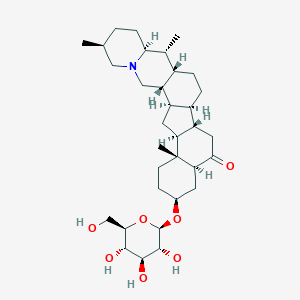 molecular formula C33H53NO7 B120959 Yibeinoside B CAS No. 150134-44-4