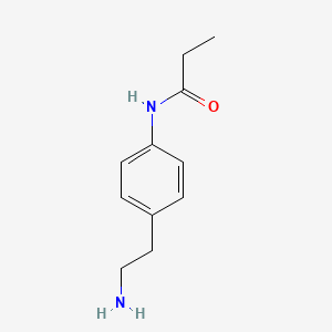 molecular formula C11H16N2O B12095996 N-(4-(2-Aminoethyl)phenyl)propionamide 