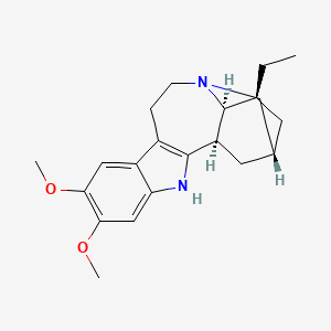 molecular formula C21H28N2O2 B1209602 Ibogaline CAS No. 482-18-8