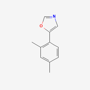 molecular formula C11H11NO B12096025 5-(2,4-Dimethylphenyl)oxazole CAS No. 243455-54-1