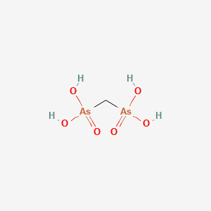 molecular formula CH6As2O6 B1209603 Methylenediarsonic acid CAS No. 24073-66-3