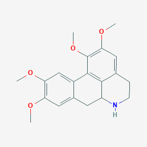 molecular formula C20H23NO4 B12096032 [6aS,(+)]-5,6,6a,7-Tetrahydro-1,2,9,10-tetramethoxy-4H-dibenzo[de,g]quinoline 