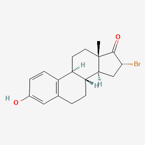 molecular formula C18H21BrO2 B1209605 16alpha-Bromoestrone CAS No. 71765-95-2