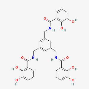 molecular formula C30H27N3O9 B1209606 Mecam CAS No. 69146-59-4