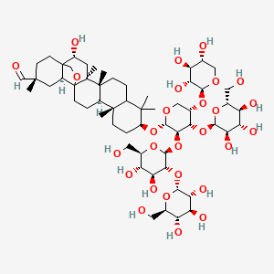 molecular formula C58H94O27 B1209613 皂苷 CAS No. 23643-76-7