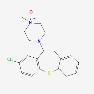 Piperazine, 1-(8-chloro-10,11-dihydrodibenzo(b,f)thiepin-10-yl)-4-methyl-, 4-oxide