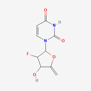 molecular formula C9H9FN2O4 B12096169 4',5'-Didehydro-2',5'-dideoxy-2'-fluorouridine 