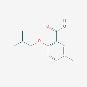 molecular formula C12H16O3 B12096173 2-Isobutoxy-5-methylbenzoic acid 