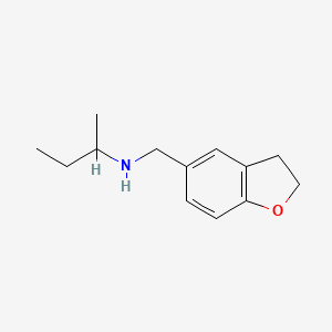 molecular formula C13H19NO B12096180 (Butan-2-yl)(2,3-dihydro-1-benzofuran-5-ylmethyl)amine 