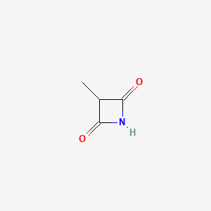 molecular formula C4H5NO2 B12096186 3-Methylazetidine-2,4-dione CAS No. 34085-09-1