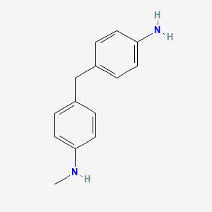 molecular formula C14H16N2 B1209619 N-Methyl-4,4'-methylenedianiline CAS No. 26628-67-1