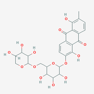 molecular formula C26H28O14 B12096266 Morindone-6-O-beta-D-primeveroside 