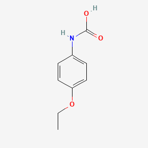 molecular formula C9H11NO3 B1209628 N-(p-Ethoxyphenyl)formohydroxamic acid CAS No. 88751-11-5