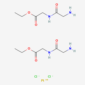 Dichlorobis(glycylglycine ethyl ester)platinum II