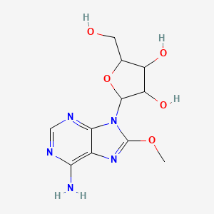 molecular formula C11H15N5O5 B12096410 8-Methoxyadenosine CAS No. 15830-79-2