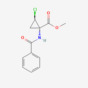 1-Benzamido-1-methoxycarbonyl-2-chlorocyclopropane